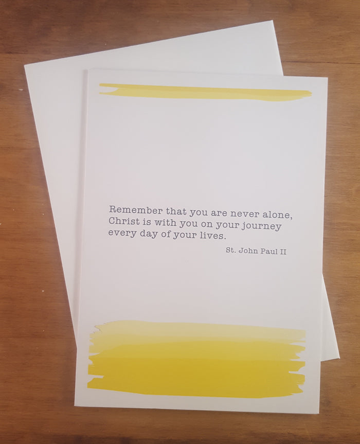 You Are Never Alone (Yellow)