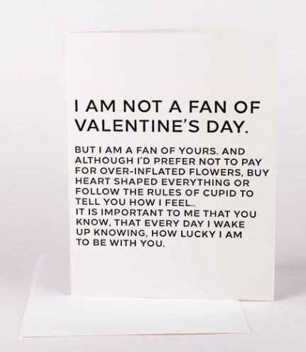Not A Fan Of Valentine's Day