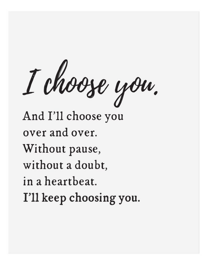 I Choose You