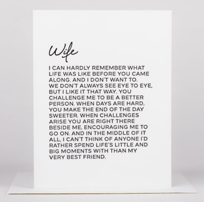 Dear Wife