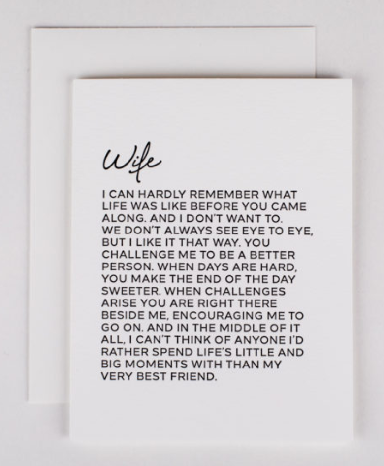 Dear Wife