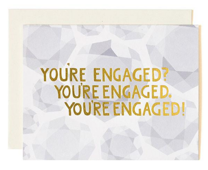 Engaged? Engaged. Engaged!