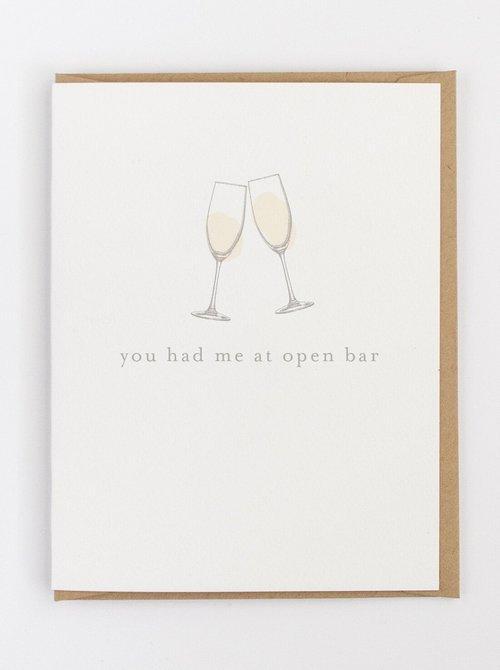 You Had Me At Open Bar